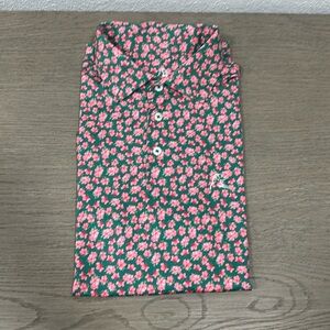 Rhoback floral polo